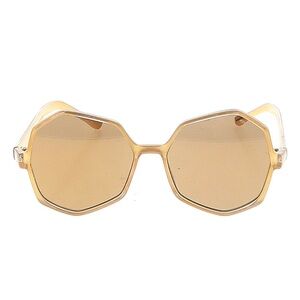 KOMONO sunglasses Oversized NEW Bonnie Clear Gold